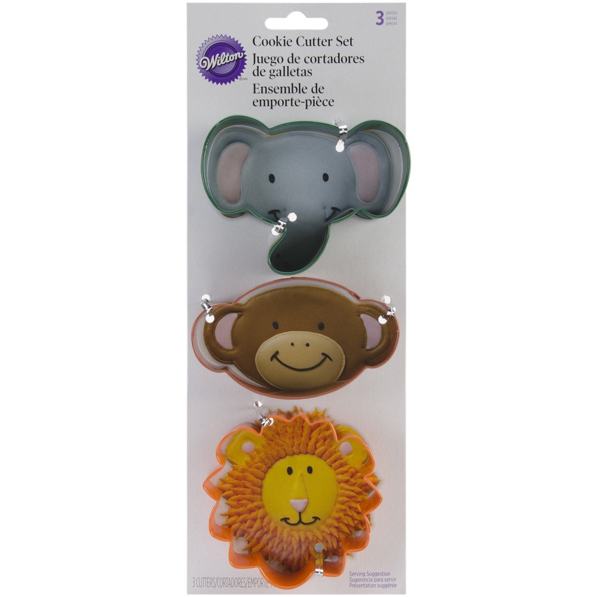 Wilton Cookie Cutter Set Jungle Pals