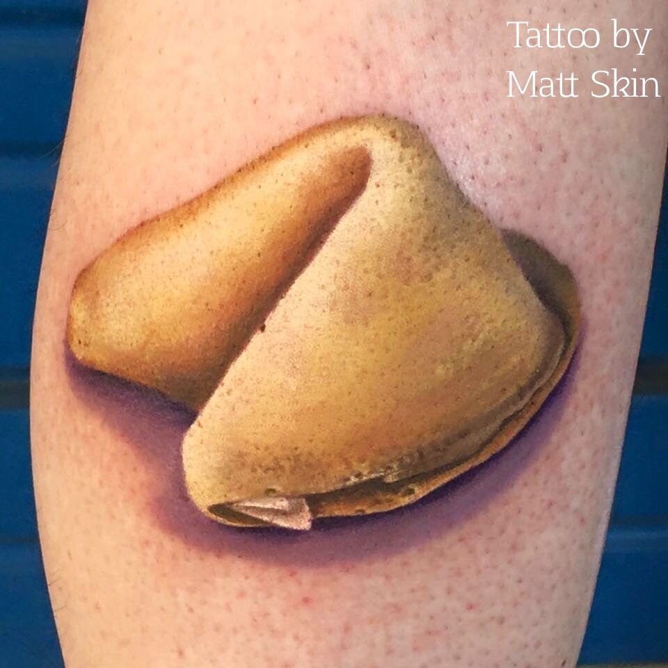 Fortune Cookie Tattoo By Matt Skin  Tattoo  Acesandeightstattoo