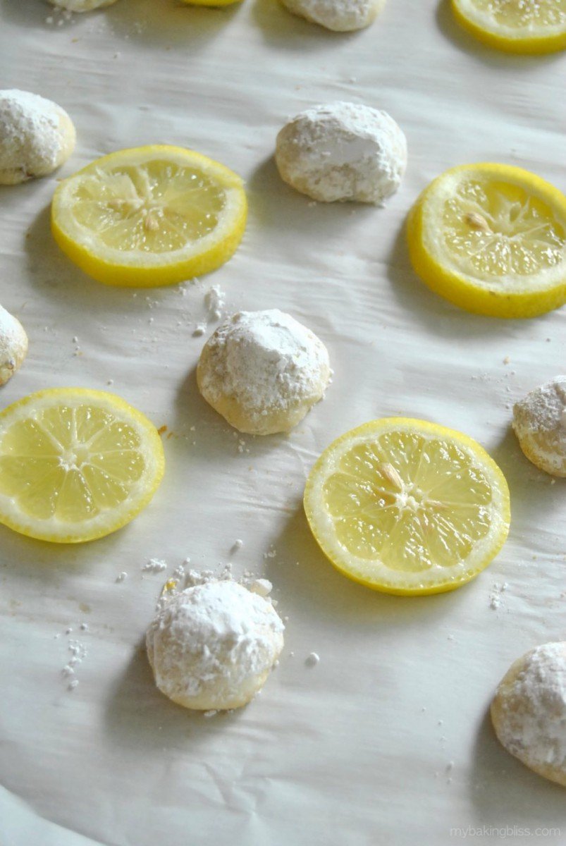 Lemon Snowball Cookies â My Baking Bliss