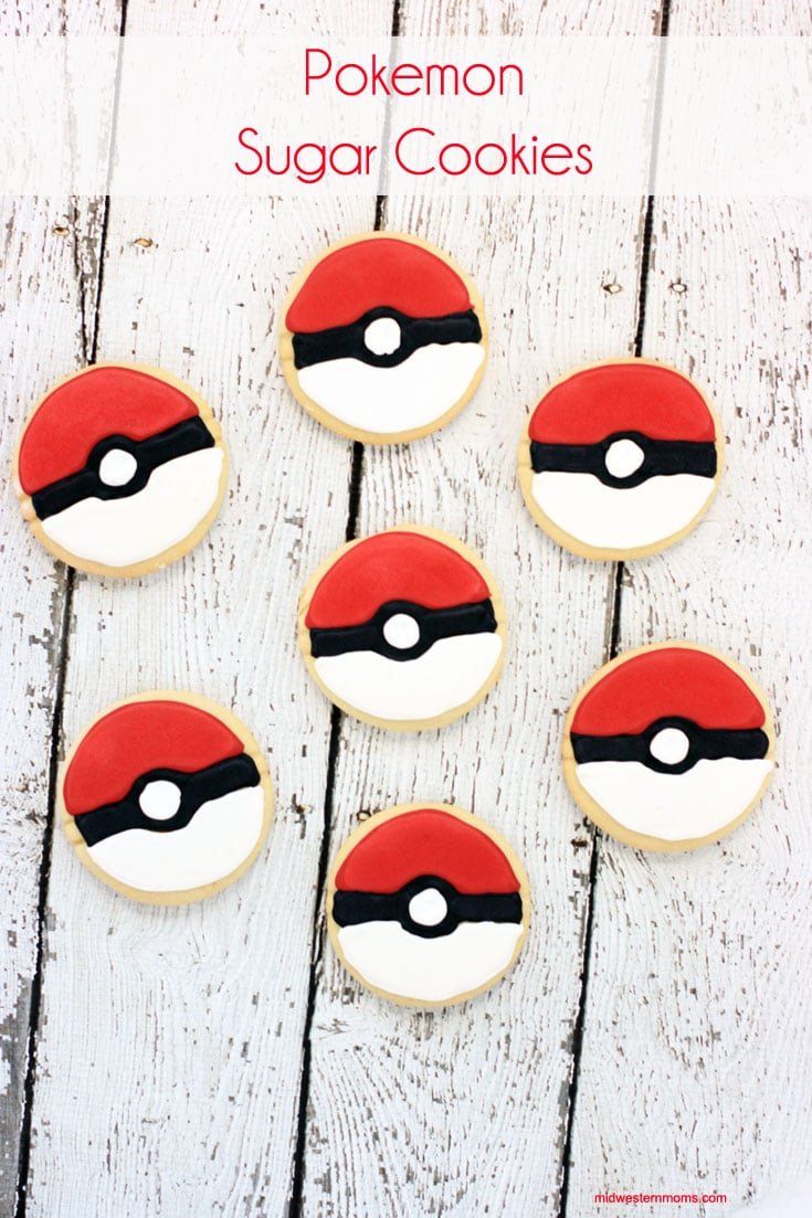 Pokemon Sugar Cookies